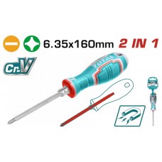 TOTAL ΚΑΤΣΑΒΙΔΙ ΜΑΓΝ. ΔΙΠΛΟ PH2+SL6.3X160 THT250206 TOTAL ΚΑΤΣΑΒΙΔΙ ΜΑΓΝ. ΔΙΠΛΟ PH2+SL6.3X160 THT250206